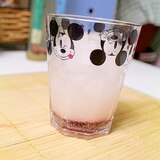 【ノンアルコールカクテル】カシスカルピスソーダ